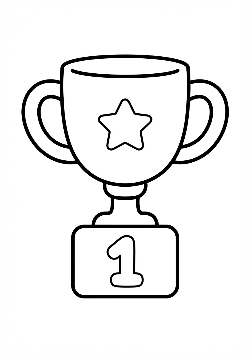 Coloring page of Sport Trophy